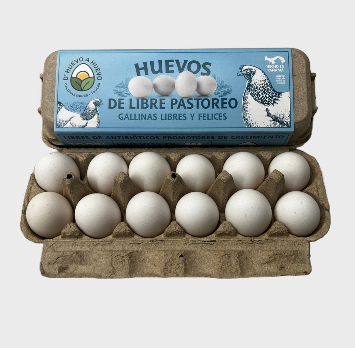 Huevos de Libre Pastoreo - Blanco (Docena)