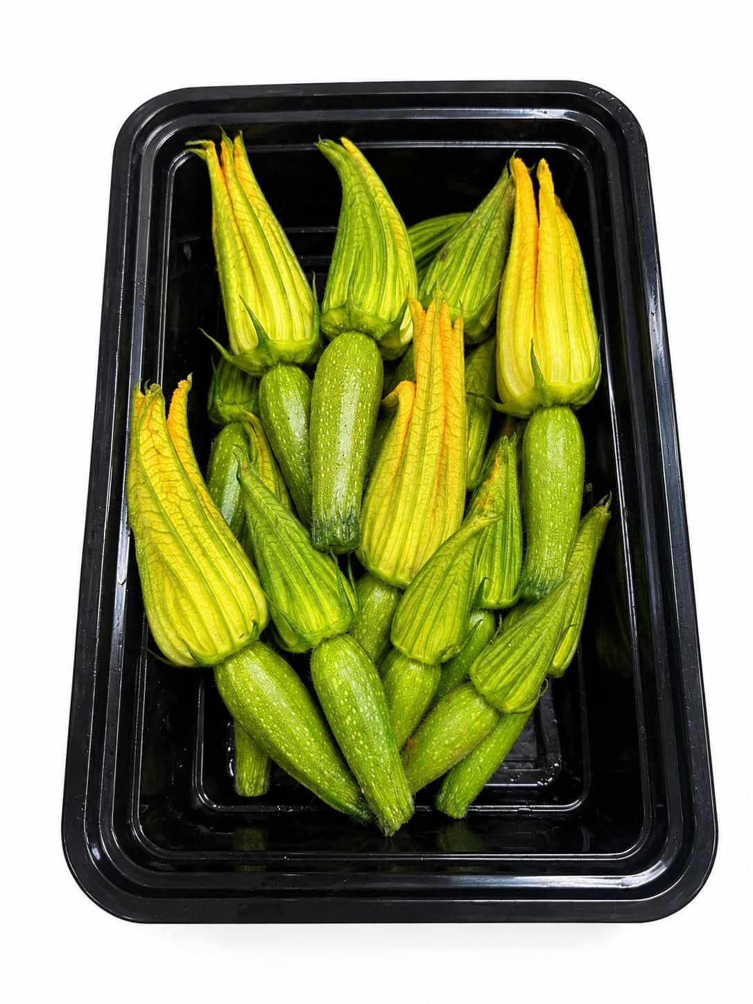 Zucchini baby con flor (pack)